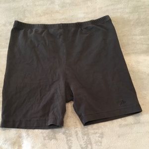 Black work out shorts